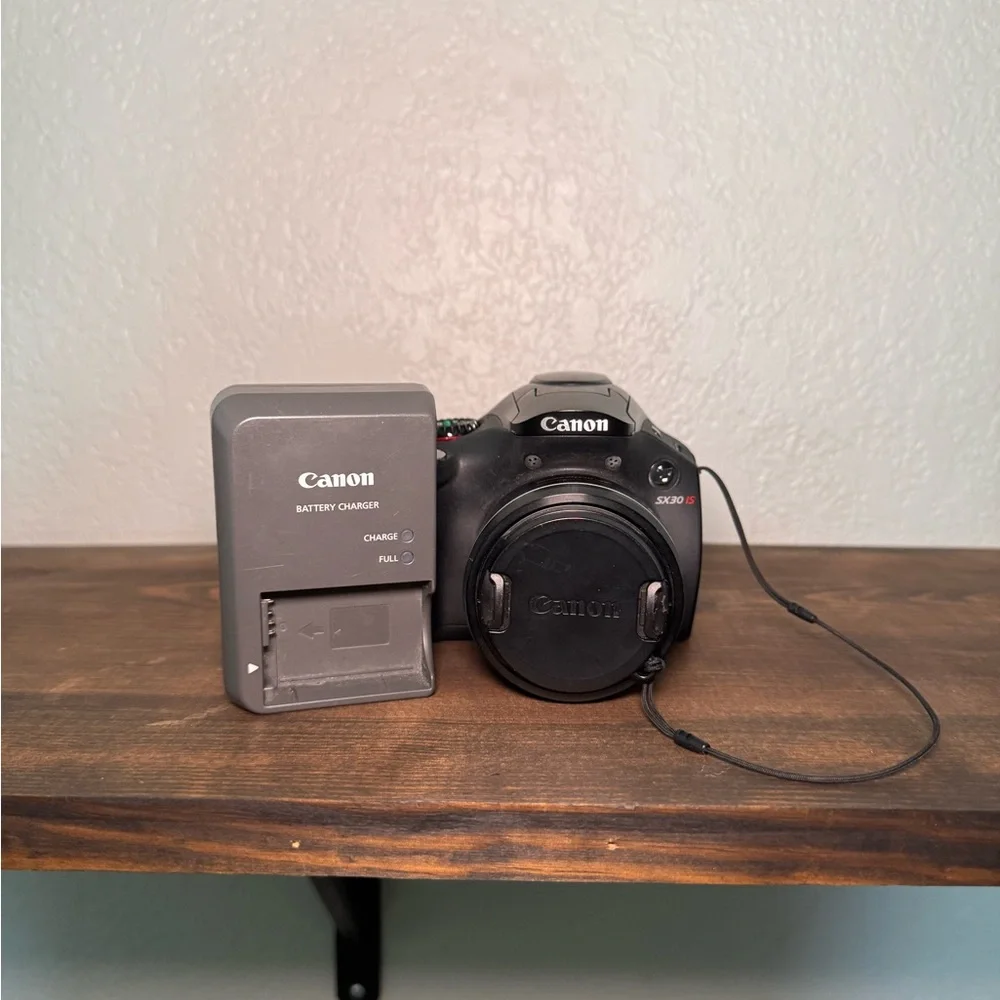 Canon PowerShot SX30IS Black Digital Camera